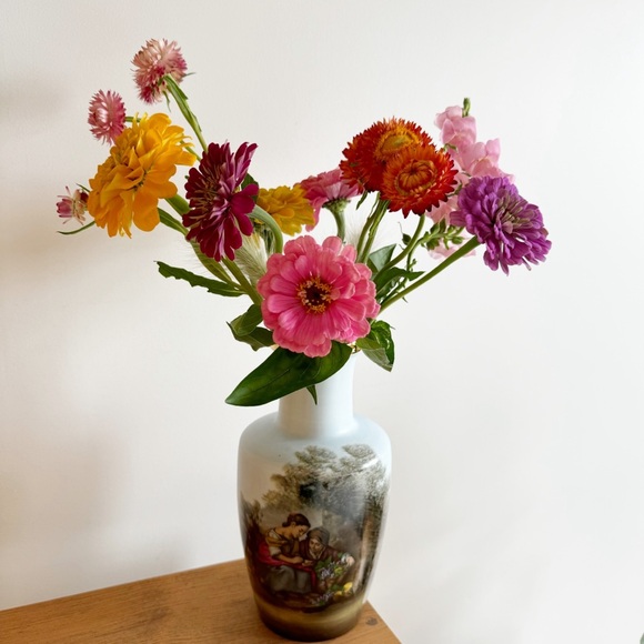 Vintage Janbo Made in Spain Ceramic Vase The Little Fruit Seller Artwork Murillo - Picture 2 of 10